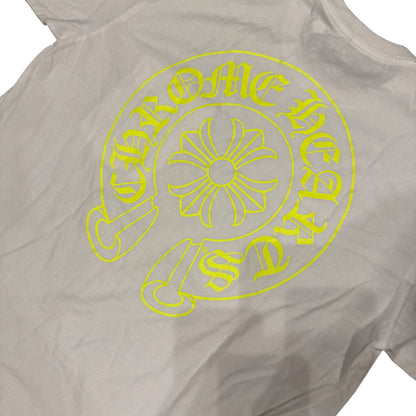 CHROME HEARTS Neon Yellow Horseshoe Tee