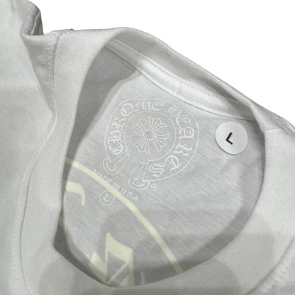 CHROME HEARTS Neon Yellow Horseshoe Tee