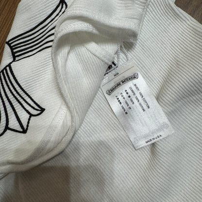 CHROME HEARTS T Bar Logo Back Cross Print Tank Top Size L