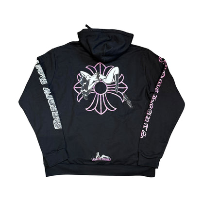 CHROME HEARTS × DEADLY DOLL 2026SS ONLINE Limited Pullover Hoodie