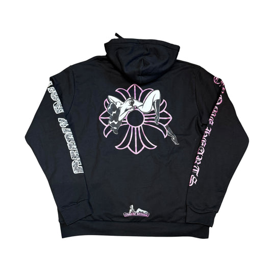 CHROME HEARTS × DEADLY DOLL 2026SS ONLINE Limited Pullover Hoodie