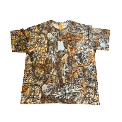 CHROME HEARTS × NIKE × Drake NOCTA 2026SS Camo Neck Logo Tee