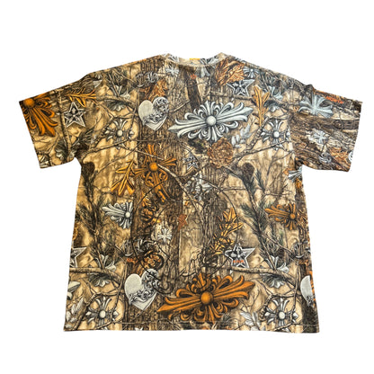 CHROME HEARTS × NIKE × Drake NOCTA 2026SS Camo Neck Logo Tee