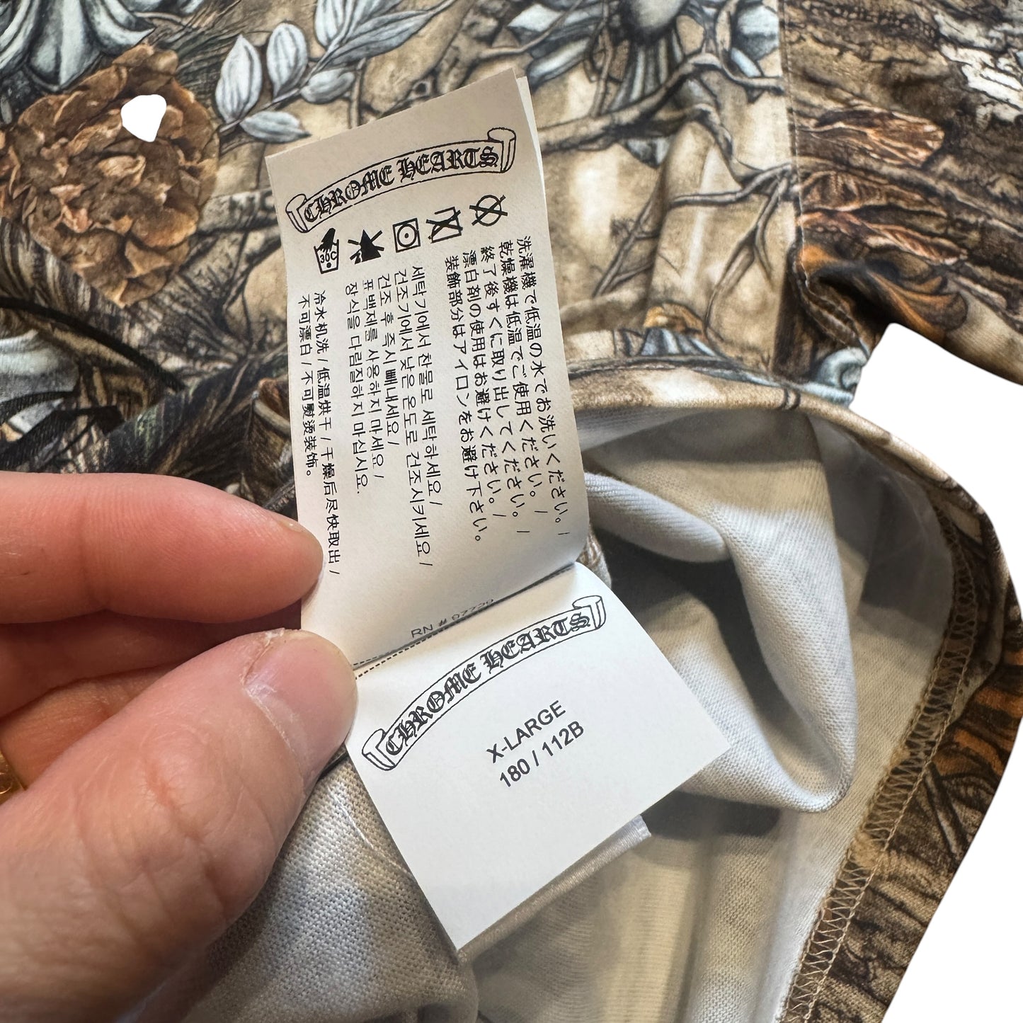 CHROME HEARTS × NIKE × Drake NOCTA 2026SS Camo Neck Logo Tee