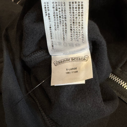 Chrome Hearts Horseshoe Floral Cross Zip-Up Hoodie