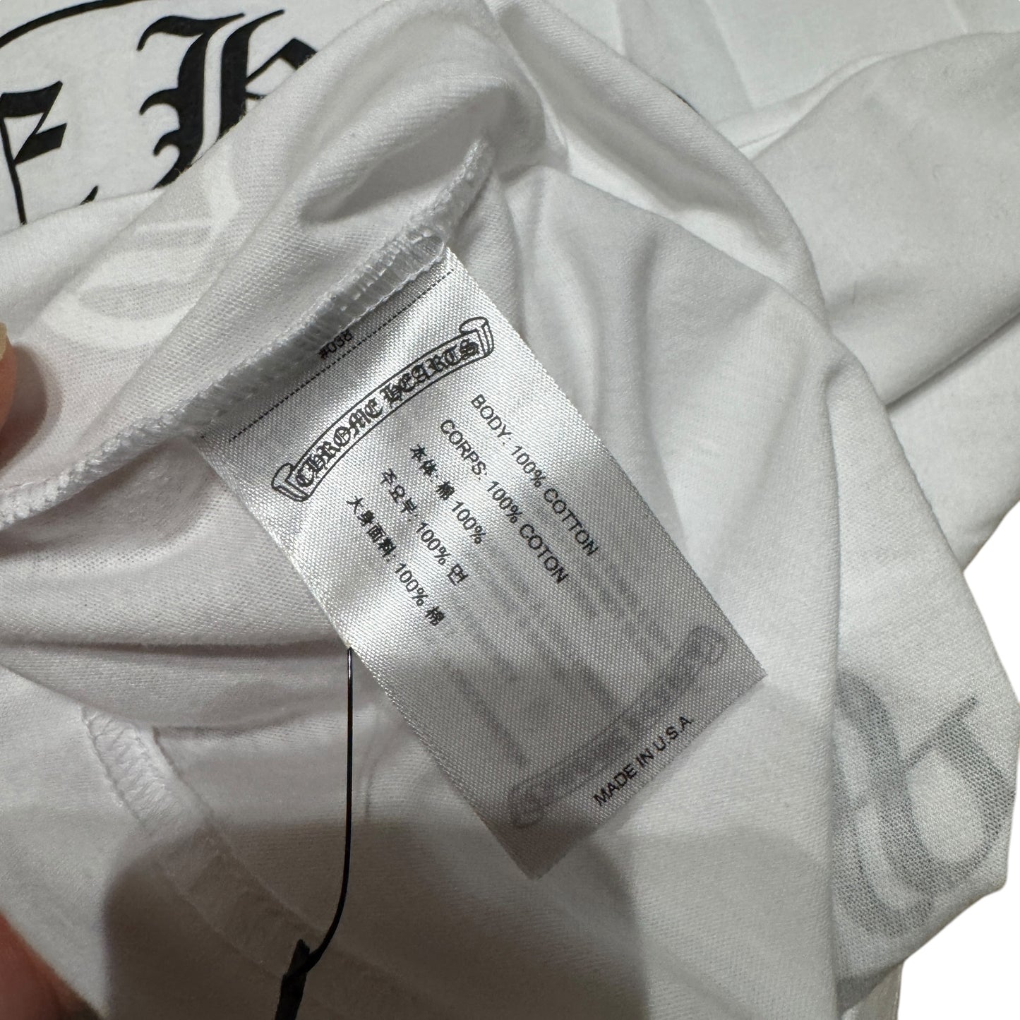 CHROME HEARTS Las vegas Exclusive T-Shirt "White