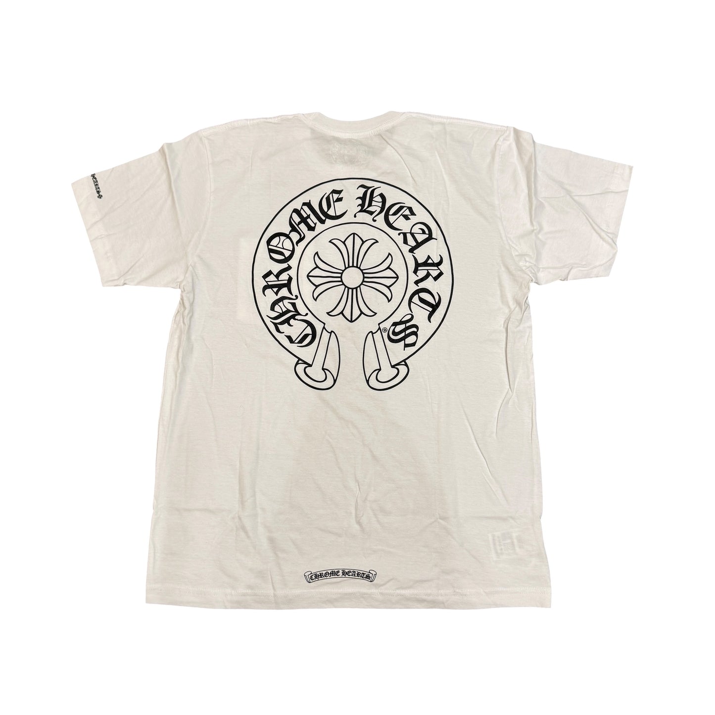 Chrome Hearts Horseshoe Logo Pocket T-Shirt "White" Size L