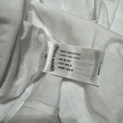 Chrome Hearts Horseshoe Logo Pocket T-Shirt "White" Size M