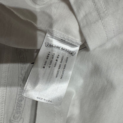 Chrome Hearts Horseshoe Logo Pocket T-Shirt "White" Size S
