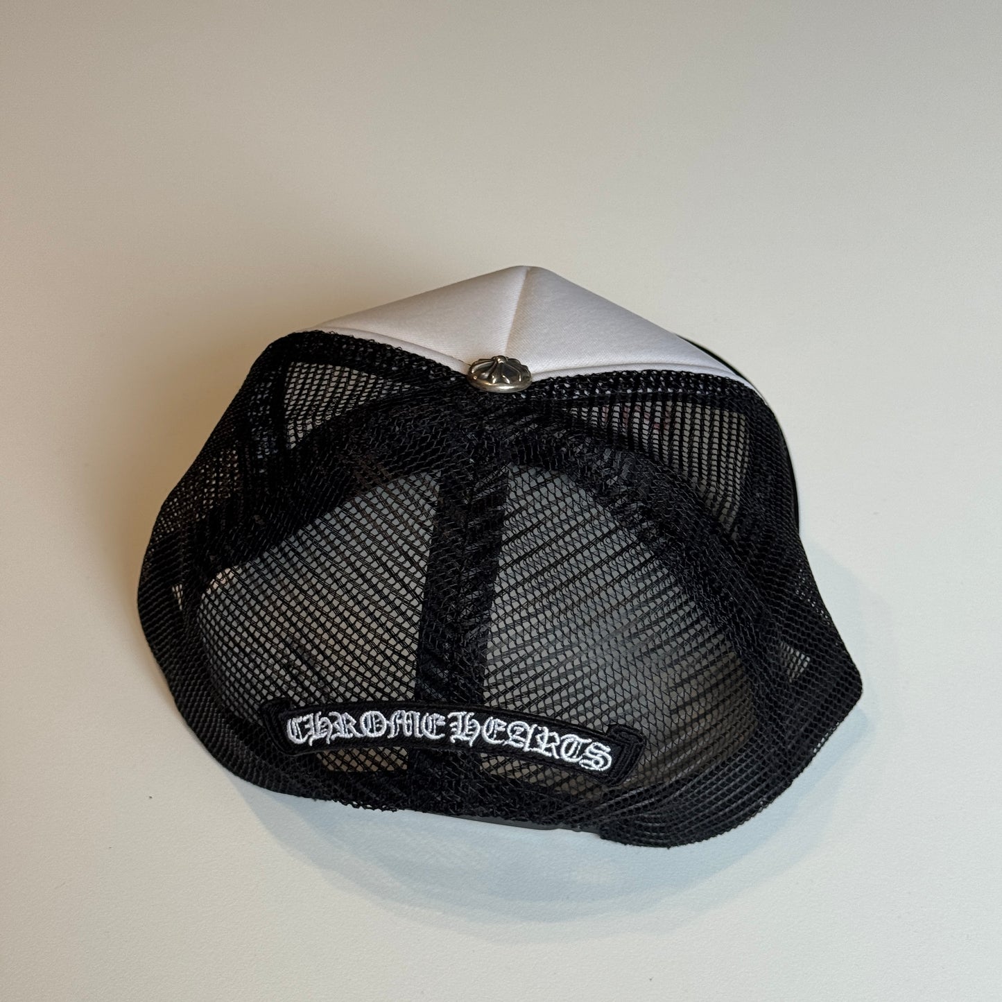 Chrome Hearts 3 Cross Patches Trucker Cap