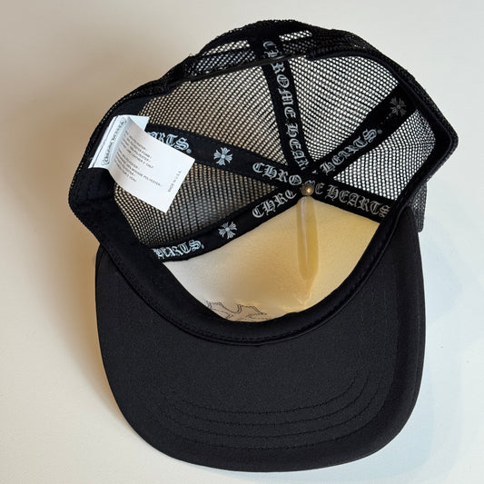 Chrome Hearts 3 Cross Patches Trucker Cap